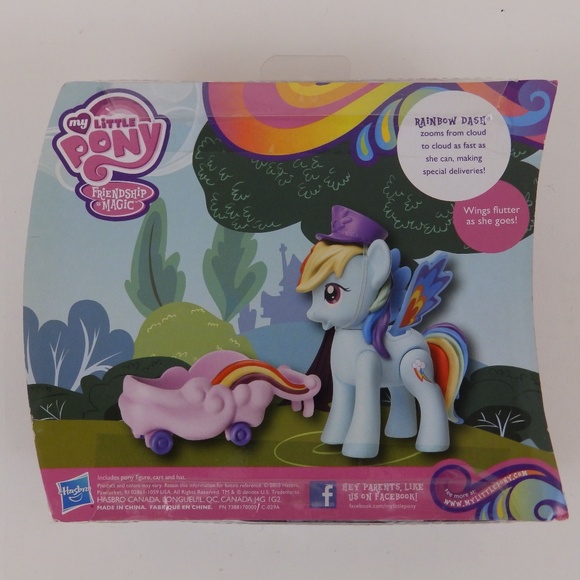 My Little Pony Friendship is Magic Zoom n' Go Rainbow Dash NIB 2013 - Picture 2 of 3